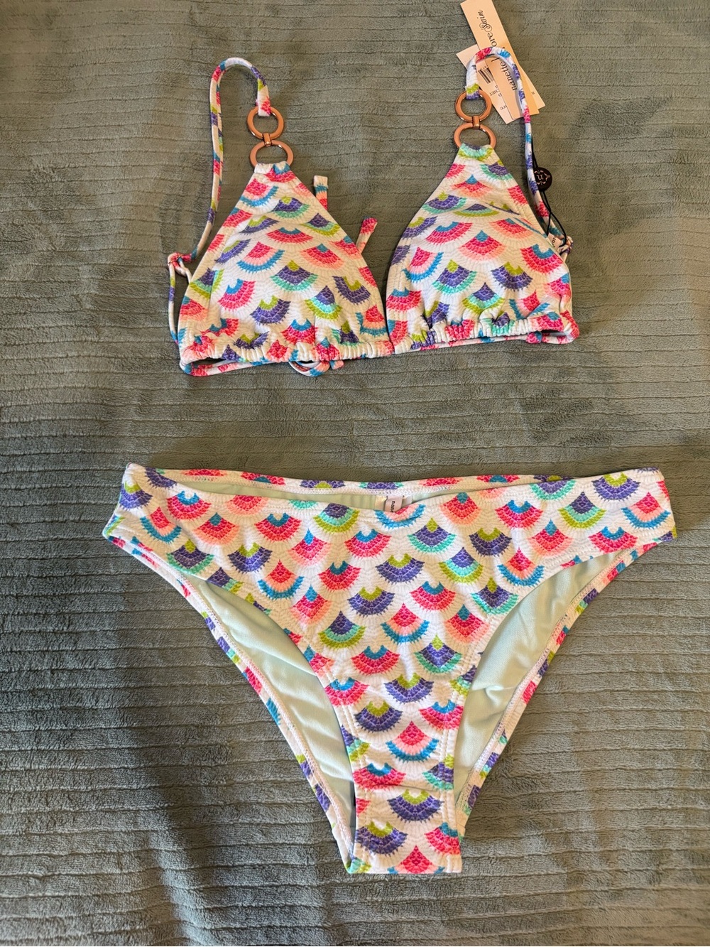 Nanette Lepore Multicolor Scallop Bikini size 6 available